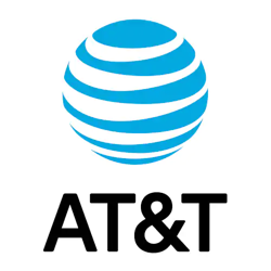 AT&T square logo